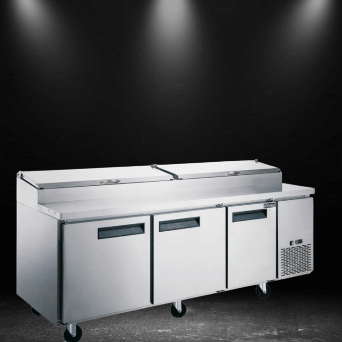 Two / Three Door Salad Under Counter with Pizza Table